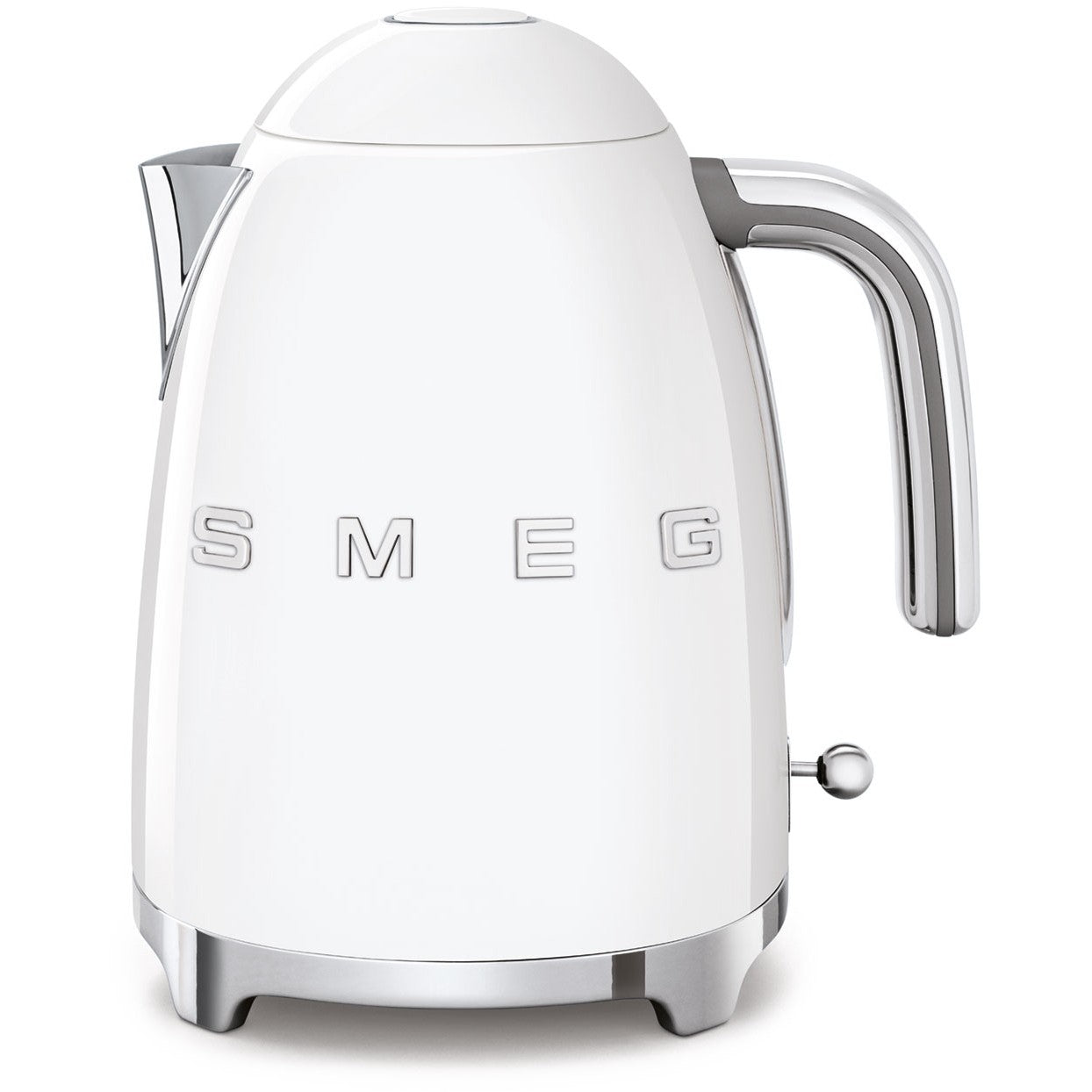 Smeg KLF03WHEU. 1,7 l. 2400 W. Bijela. Plastika. Nerđajući čelik. Indikator nivoa vode. Zaštita od pregrijavanja.