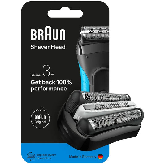 Braun Series 3 735797. Glava za brijanje. 1 glava. Crna. Nerđajući čelik. 18 mjeseci. Braun. Series 3+ 32 B