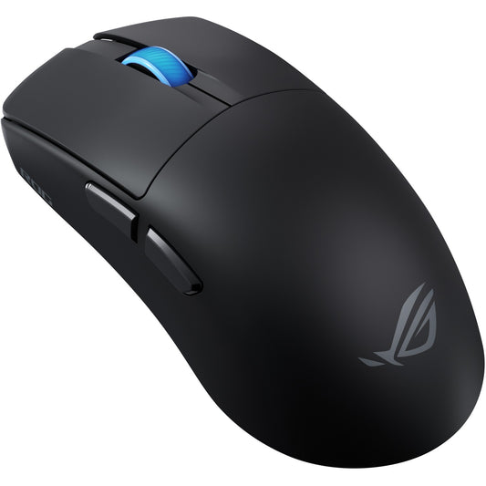 ASUS ROG Harpe II Ace. Desna. Optička. RF bežična + Bluetooth + USB Tip-A. 42000 DPI. Crna.