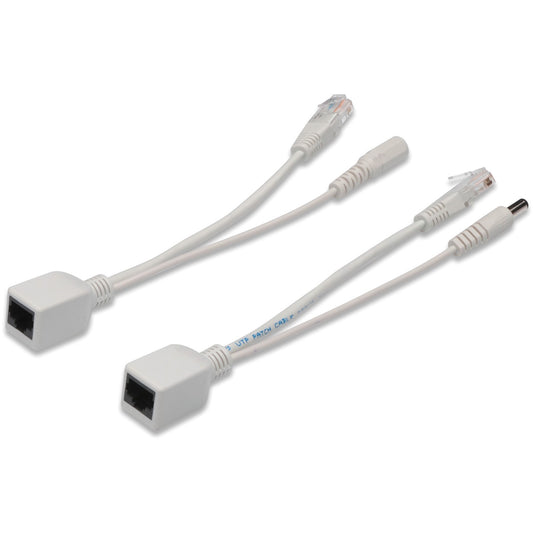 Digitus Pasivni PoE set kablova. Razdjelnik + Injektor. Brzi Ethernet. Bijela. 75 mm. 265 mm. 98,333 g. 457,125 cm³