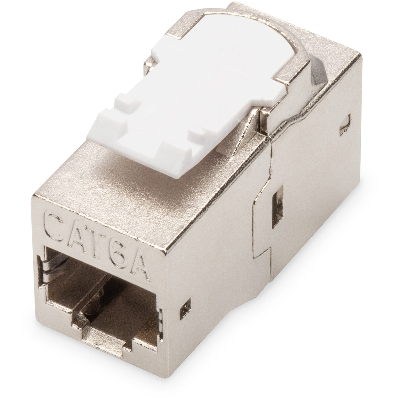 Digitus CAT 6A klasa EA modularni spojnik. Oklopljeni. RJ-45. RJ-45. Nikl.