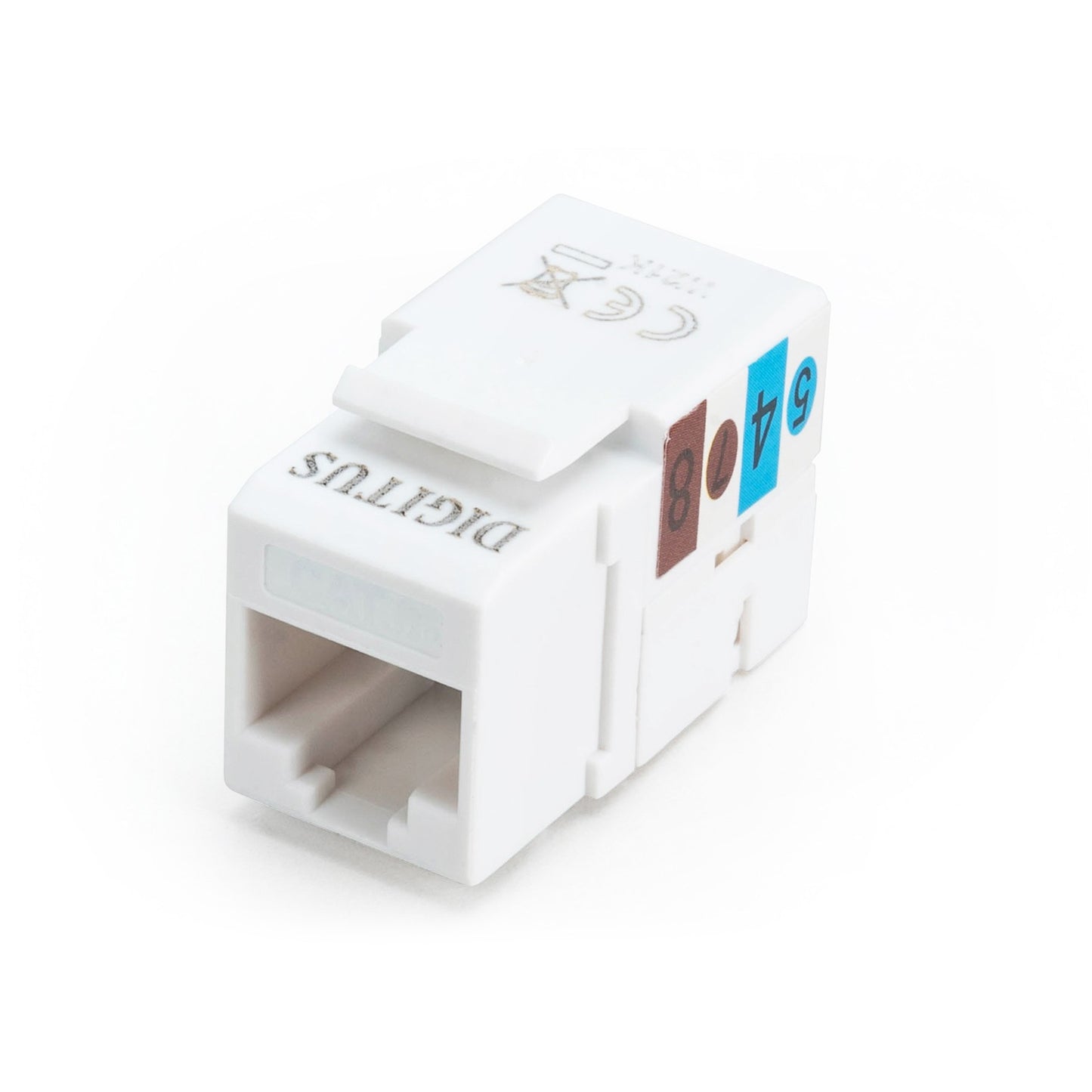 Digitus CAT 6 Klasa E Keystone modul. Neoklopljen. Crni. 35 mm. 20 mm. 25 mm. 75 mm. 110 mm
