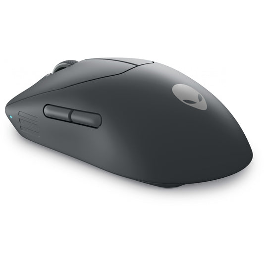 Alienware Pro bežični gejmerski miš. Za levake i dekstre. Optički. RF bežični + USB tip-C. 26000 DPI. 0,25 ms. Crni