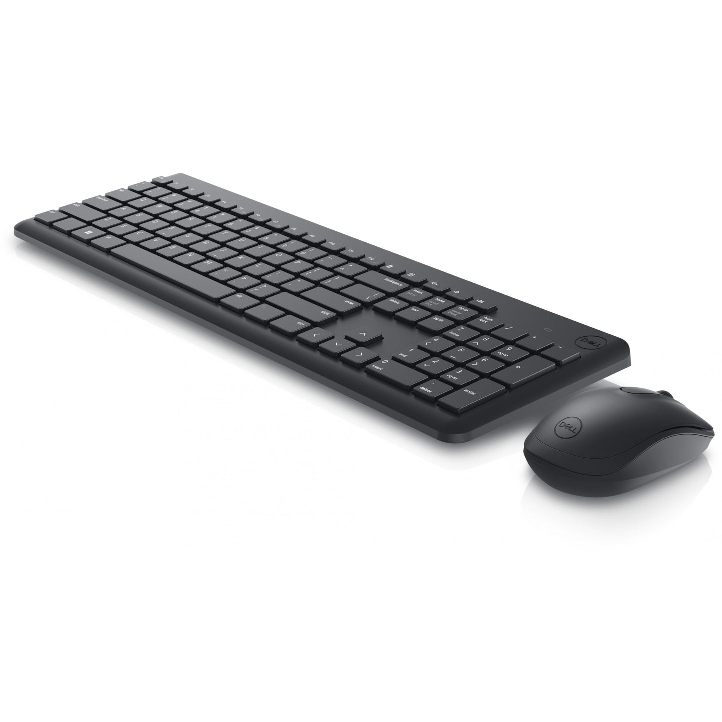 DELL tastatura i miš – KM3322W - US International (QWERTY). Puna veličina (100%). Bežični. RF bežični. QWERTY. Crna. Miš uključen.
