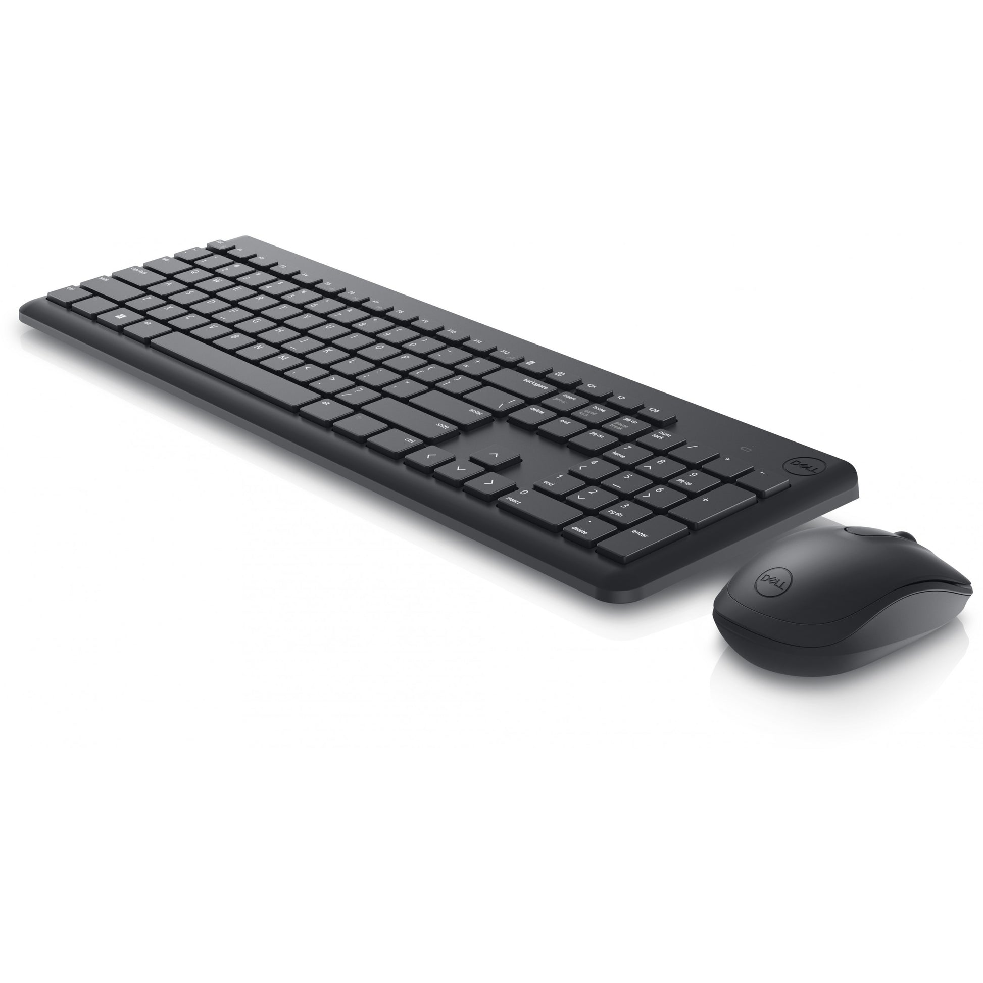 DELL tastatura i miš – KM3322W - US International (QWERTY). Puna veličina (100%). Bežični. RF bežični. QWERTY. Crna. Miš uključen.