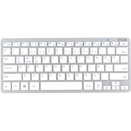 Inca IBK-569BT. Bežični. Bluetooth. Metalik. Srebrni.