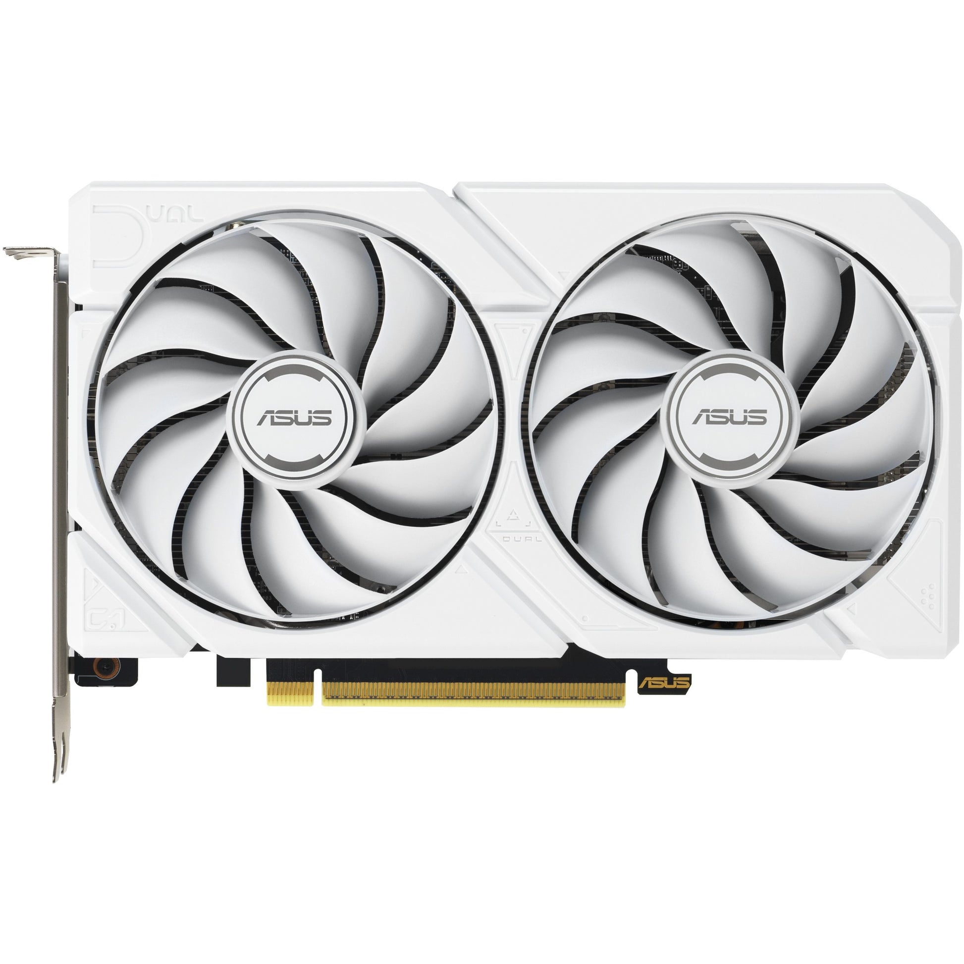 ASUS Dual -RX9060XT-16G-BIJELA. Radeon RX 9060 XT. 16 GB. GDDR6. PCI Express 5.0. 2 ventilatora.
