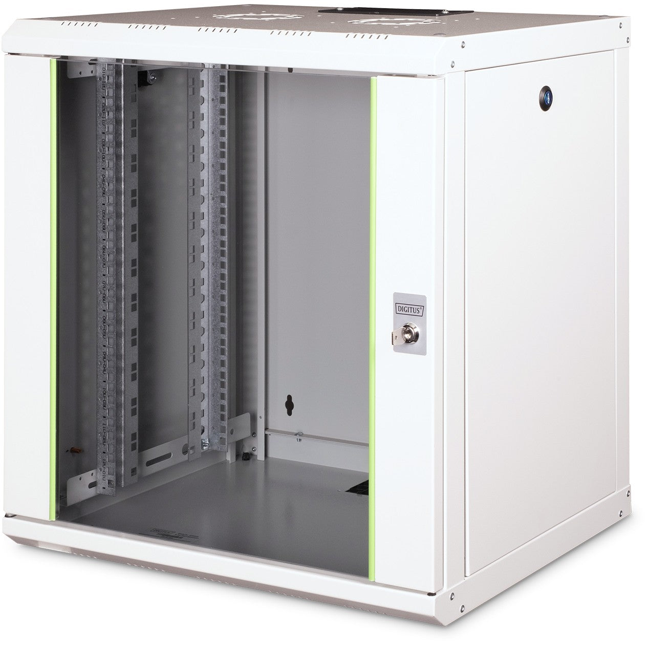 Digitus Unique serija zidno kućište - 600x450 mm (ŠxV). Zidna polica. 12U. 100 kg. 25 kg. Siva