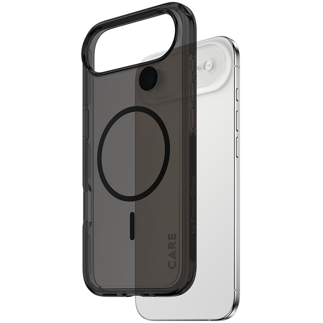 PanzerGlass CARE by Â® Flagship maska Urban Explorer Smokey sa crnom MagSafe maskom za iPhone Air. Apple. Apple - iPhone Air. Crna