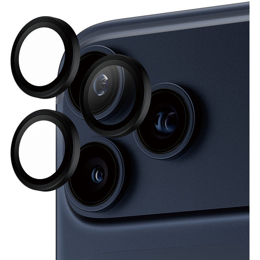 PanzerGlass® Hoops® zaštitna folija za kameru, crna, za iPhone 17 Pro | iPhone 17 Pro Max | iPhone 16 Pro | 16 Pro Max. Apple. Apple - iPhone 17 Pro. Apple - iPhone 17 Pro Max. Apple - iPhone 16 Pro. Apple - iPhone 16 Pro Max. Suha primjena. Otporno na ogrebotine. Otporno na udarce. Crna. 1 komad.