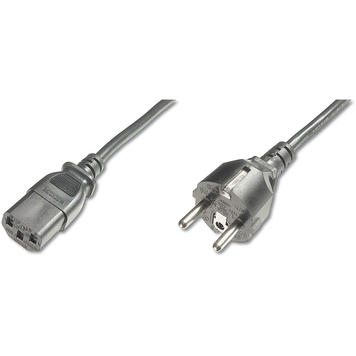 Digitus mrežni priključni kabel. 1,2 m. CEE7/7. IEC C13. H05VV-F3G. 250 V. 10 A