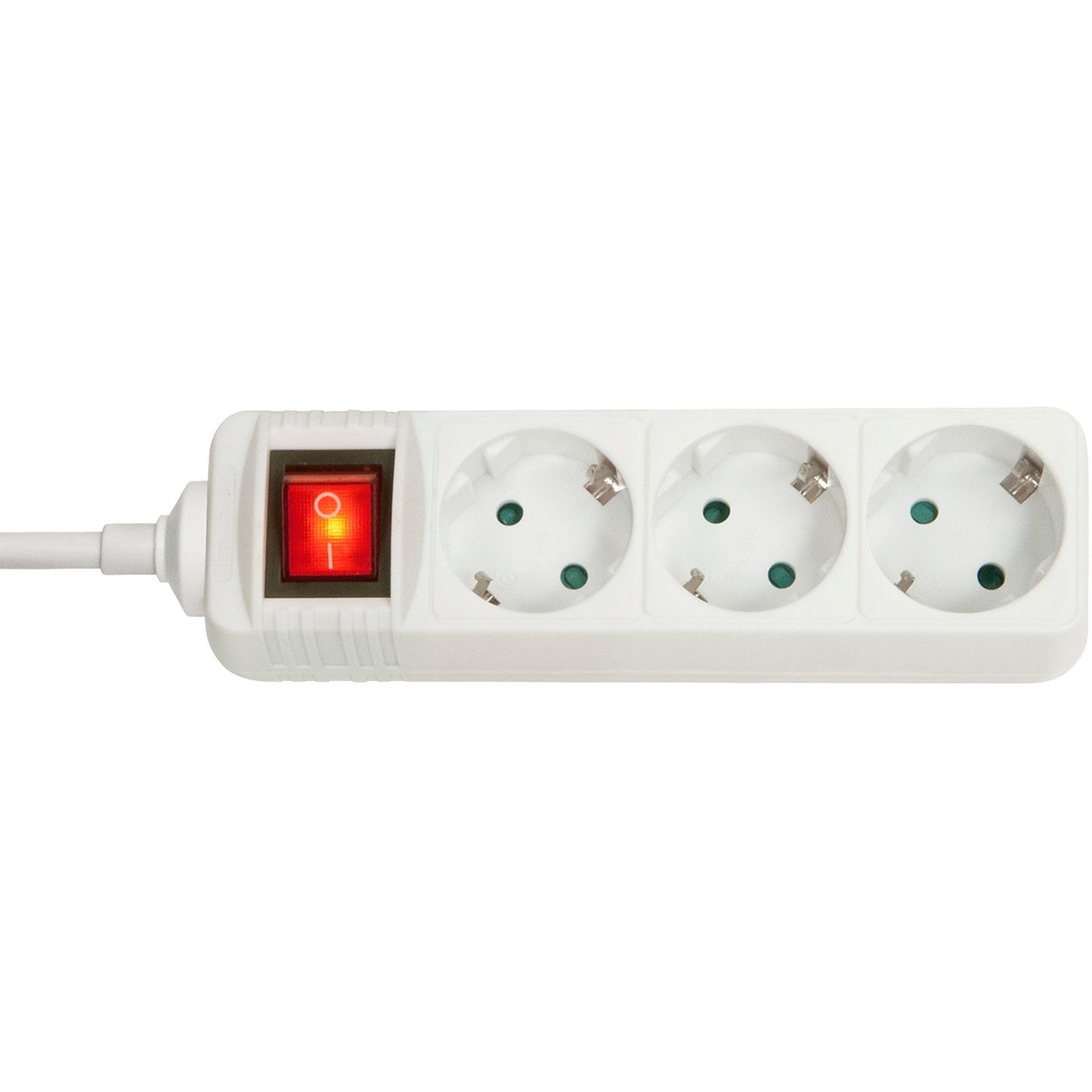 Lindy 73101. Za unutrašnju upotrebu. Tip F. Bijela. 3 AC utičnice. 3500 W. -4 do 40 °C