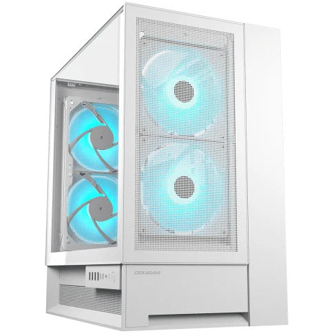 COUGAR OmniX Midi-Tower kućište. ARGB. Bijelo. Midi Tower. PC. Bijelo. ATX. micro ATX. Mini-ITX. 17 cm. 38 cm