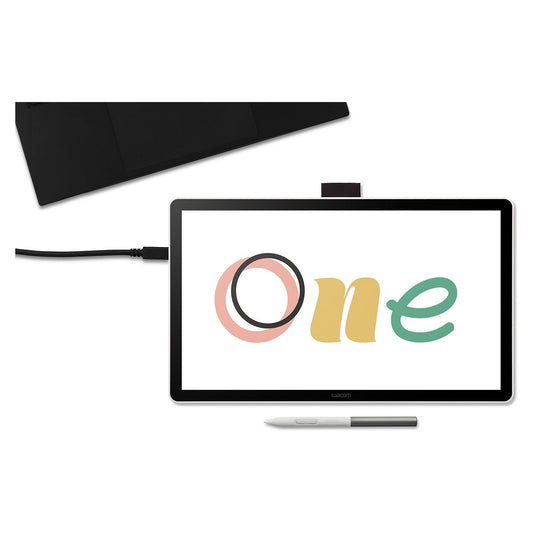 Wacom One 14, Kabelgebunden, 2540 lpi, 309 x 174 mm, USB, 8 mm, Stift
