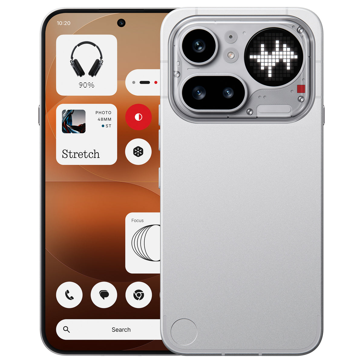 Nothing 4a Pro, 17,4 cm (6.83"), 8 GB, 128 GB, 50 MP, Android 16.0, Silber