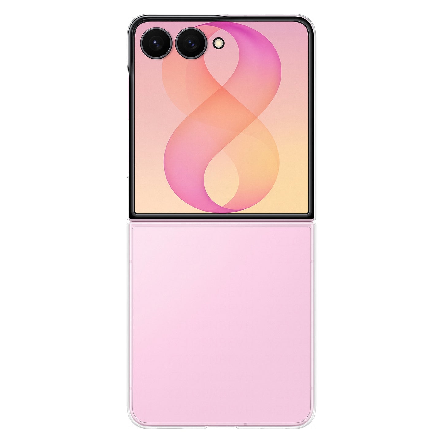 Samsung EF-QF776CTEGWW, Cover, Samsung, Z Flip8, 17,5 cm (6.9"), Transparent
