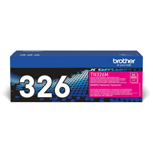 Brother TN-326M. 3500 stranica. Magenta. 1 jedinica.