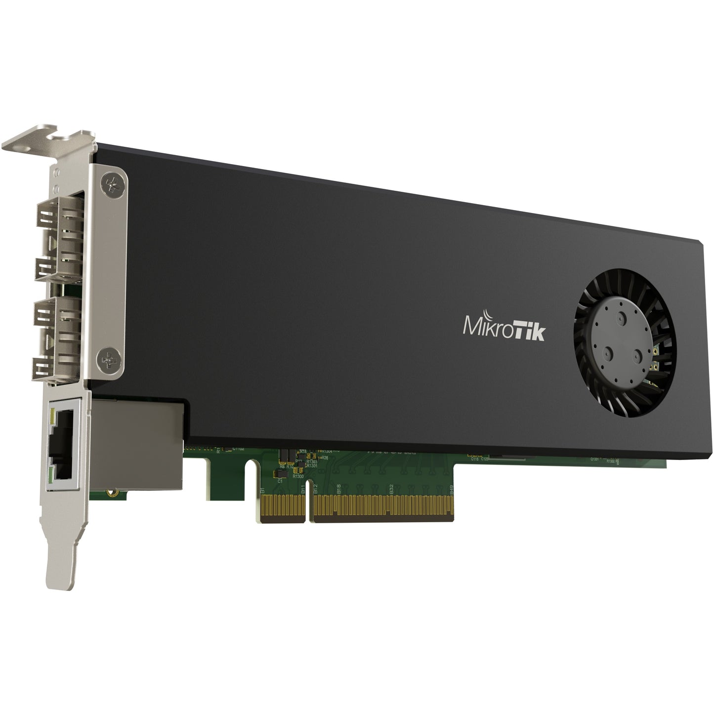 Mikrotik CCR2004-1G-2XS-PCIe. Ugrađen. Žični. PCI Express. Ethernet / Optički.
