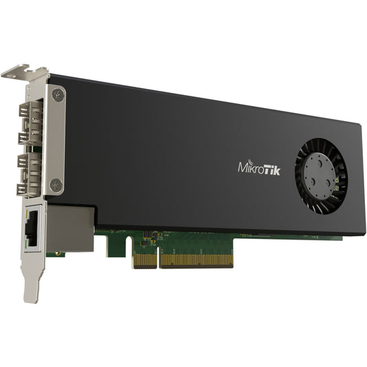 Mikrotik CCR2004-1G-2XS-PCIe. Ugrađen. Žični. PCI Express. Ethernet / Optički.