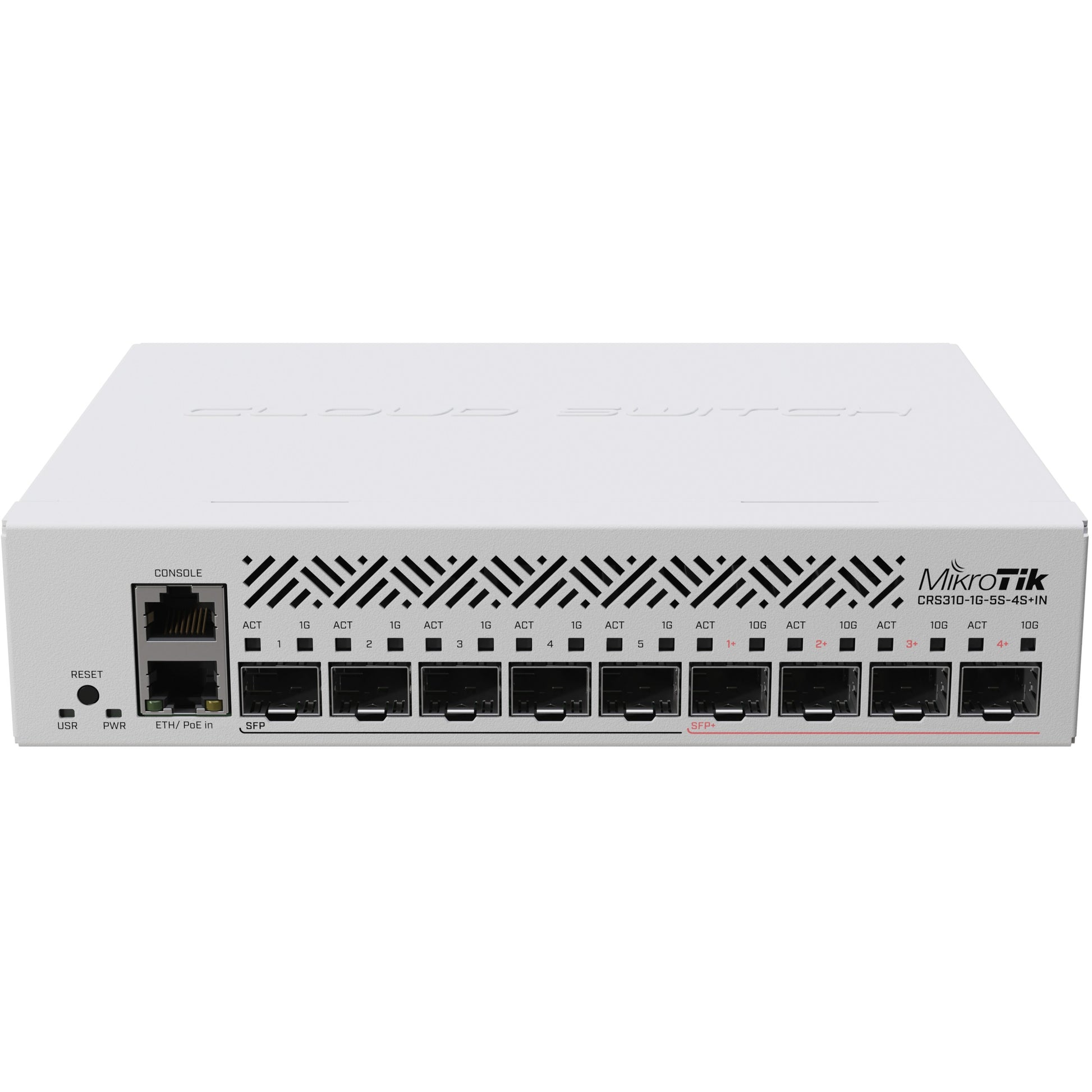 Mikrotik CRS310-1G-5S-4S+IN. Upravljani. L3. Napajanje preko Etherneta (PoE). Montaža u rack. 1U