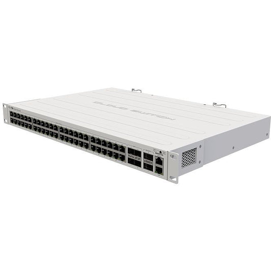 Mikrotik CRS354-48G-4S+2Q+RM. Upravljani. Sloj 2. Gigabit Ethernet (10/100/1000). Puni dupleks. Montaža u rack.
