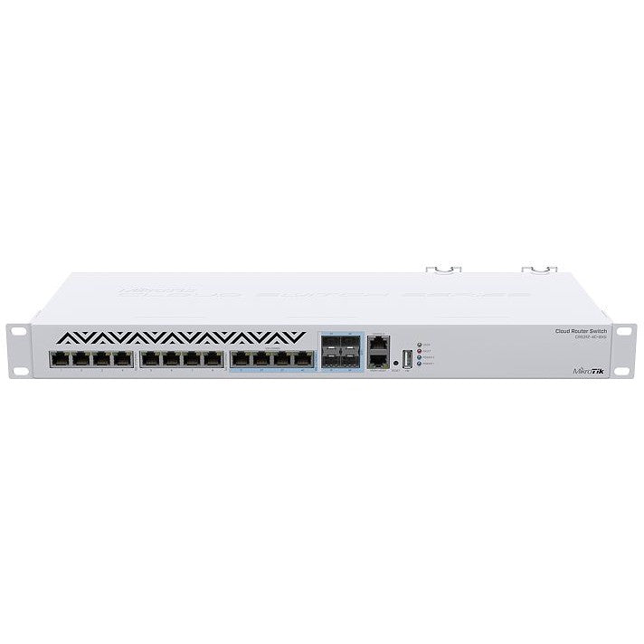 Mikrotik CRS312-4C+8XG-RM. Upravljani. Sloj 3. 10G Ethernet (100/1000/10000). Montaža u rack. 1U