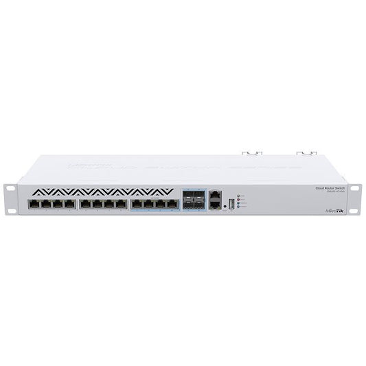Mikrotik CRS312-4C+8XG-RM. Upravljani. Sloj 3. 10G Ethernet (100/1000/10000). Montaža u rack. 1U