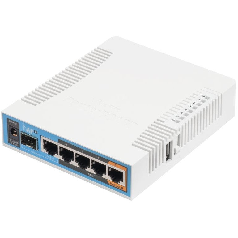 Mikrotik hAP ak. 2,4 GHz. 5GHz. 500 Mbps. 10,100,1000 Mbps
