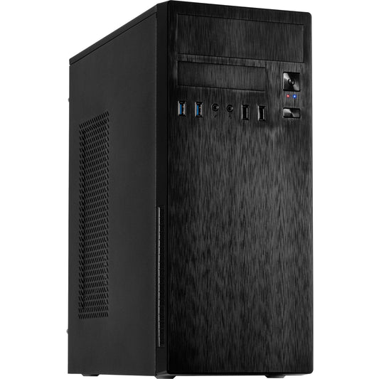 Inter-Tech IT-2812 Business. Midi Tower. Računar. Crni. ATX. Micro ATX. Mini ITX. Kućna kancelarija. 14cm