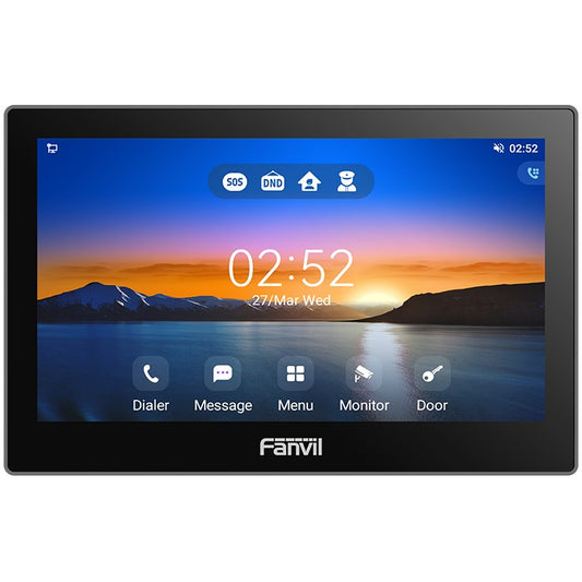 Fanvil i505W. 17,8 cm (7"). IPS. 1024 x 600 piksela. Kapacitivni. 1920 x 1080 piksela. 720p. 1080p