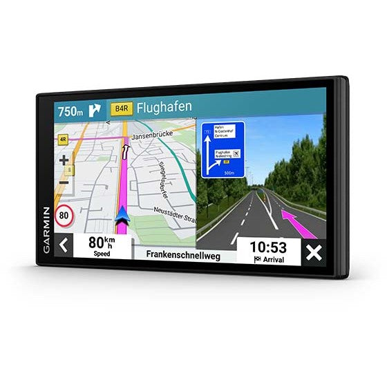 Garmin DriveSmart 66 EU MT-S. 15,2 cm (6"). 1280 x 720 piksela. TFT. 144,8 x 81,3 mm (5,7 x 3,2"). Višestruki dodir. 145x81 mm