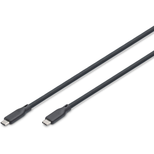 Digitus USB silikonski kabel. USB 10Gbps. 1m. Crni. 1m. USB-C. USB-C. USB 3.2 Gen 2 (3.1 Gen 2). 10 Gbit/s. Crni