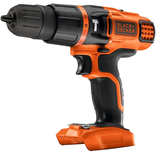 Black & Decker BDCH188N-XJ. Ručna bušilica. Crna. Narandžasta. 1 cm. 1350 o/min. 2,5 cm. 1 cm