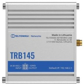 Teltonika TRB145. Digitalni i analogni. Ulaz/Izlaz: RS-485, SSH, CLI, NAT, DDNS, OpenVPN. Zelena. 9-30 V