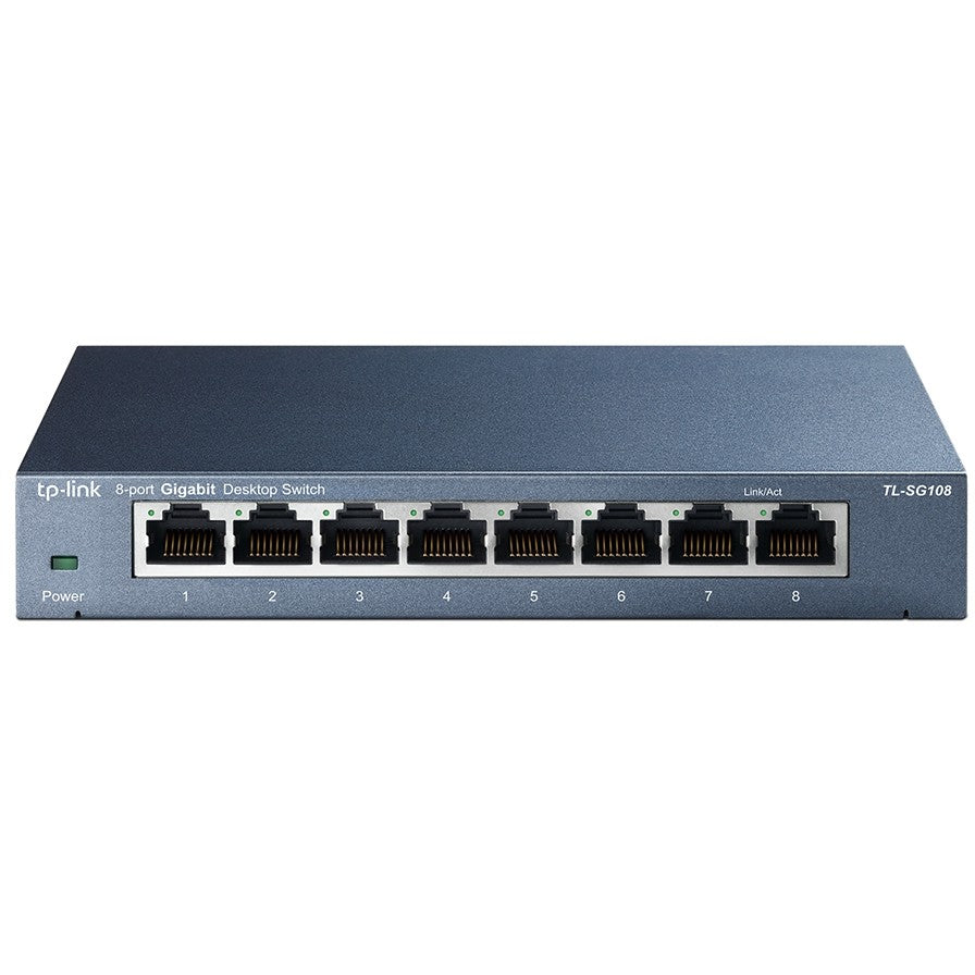 TP-Link 8-portni 10/100/1000Mbit/s desktop switch. Neupravljan. Gigabit Ethernet (10/100/1000). Puni dupleks.