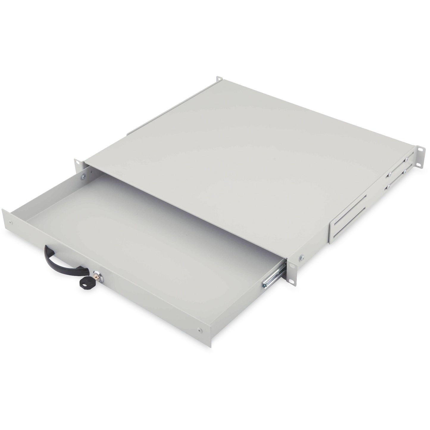 Digitus ladica za tastaturu i držač dokumenata za 483 mm (19") rackove. Siva. 3,5 kg