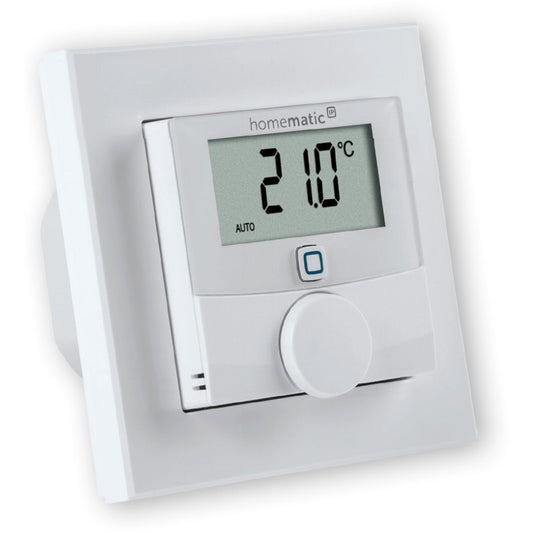 Homematic IP HMIP-WTH-B. RF. Bijela. IP20. 160 m. CE. LCD.