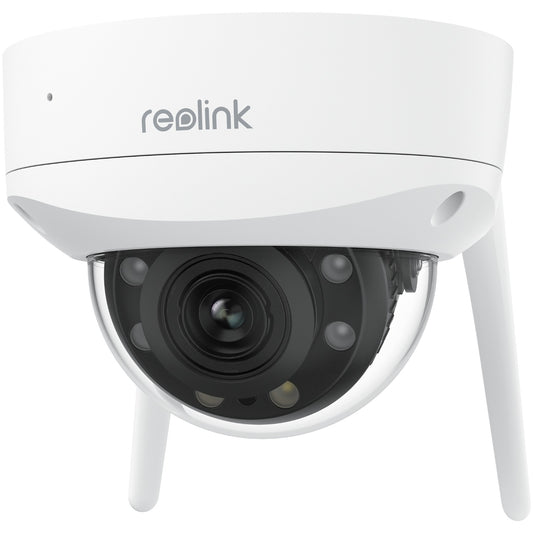 Reolink W437 IP sigurnosna kamera. Za unutrašnju i vanjsku upotrebu. Žična i bežična. Google Assistant. 6000 K. Montaža za plafon.