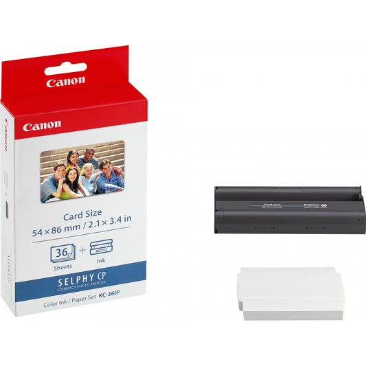 Canon KC-36IP kertridž u boji + papir 54 x 86 mm. 36 listova.