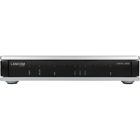 LANCOM 1650E. Ethernet WAN. Gigabit Ethernet. DSL WAN. Crna. Siva.