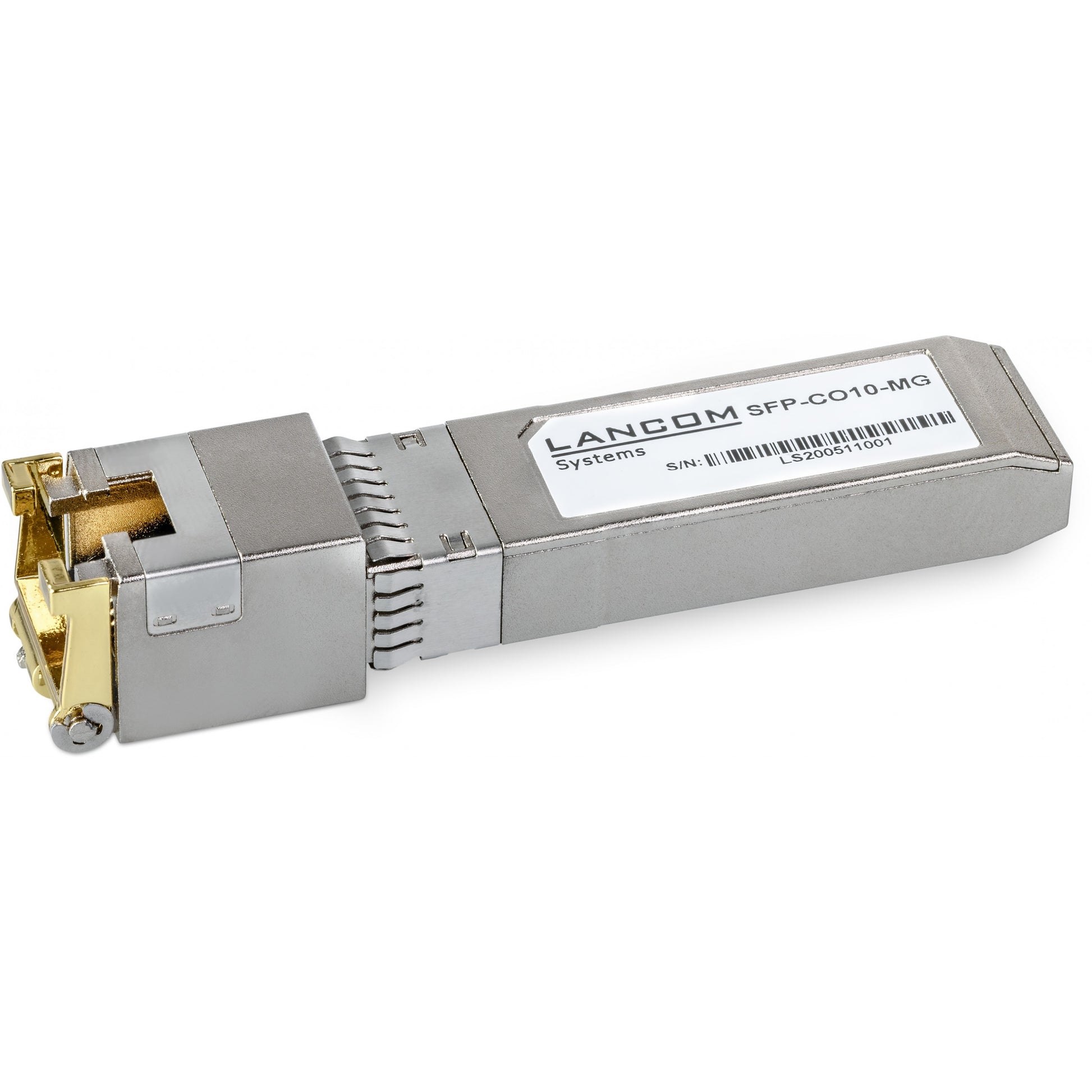 LANCOM SFP-CO10-MG. Bakar. 10000 Mbps. SFP. 30 m. 2.5 Gigabit Ethernet. 5 Gigabit Ethernet. 10 Gigabit Ethernet. Gigabit Ethernet. Puni