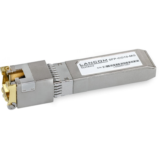 LANCOM SFP-CO10-MG. Bakar. 10000 Mbps. SFP. 30 m. 2.5 Gigabit Ethernet. 5 Gigabit Ethernet. 10 Gigabit Ethernet. Gigabit Ethernet. Puni