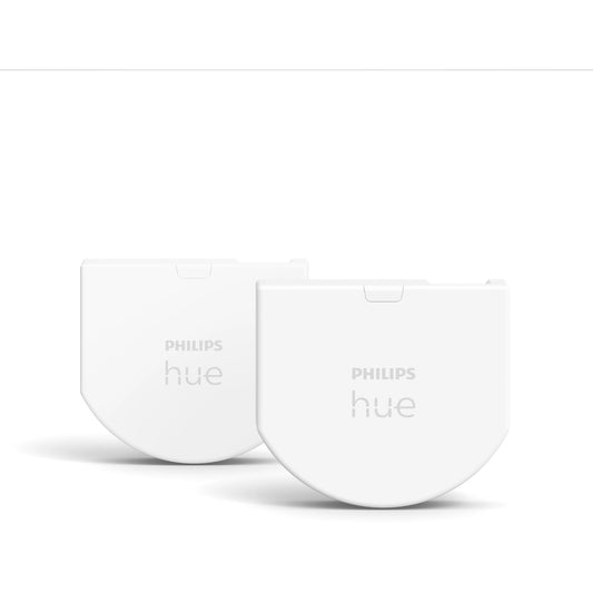 Philips Hue zidni prekidač, dvostruki paket. Bežični. Bijela. IP20. Plastika. IP20. III