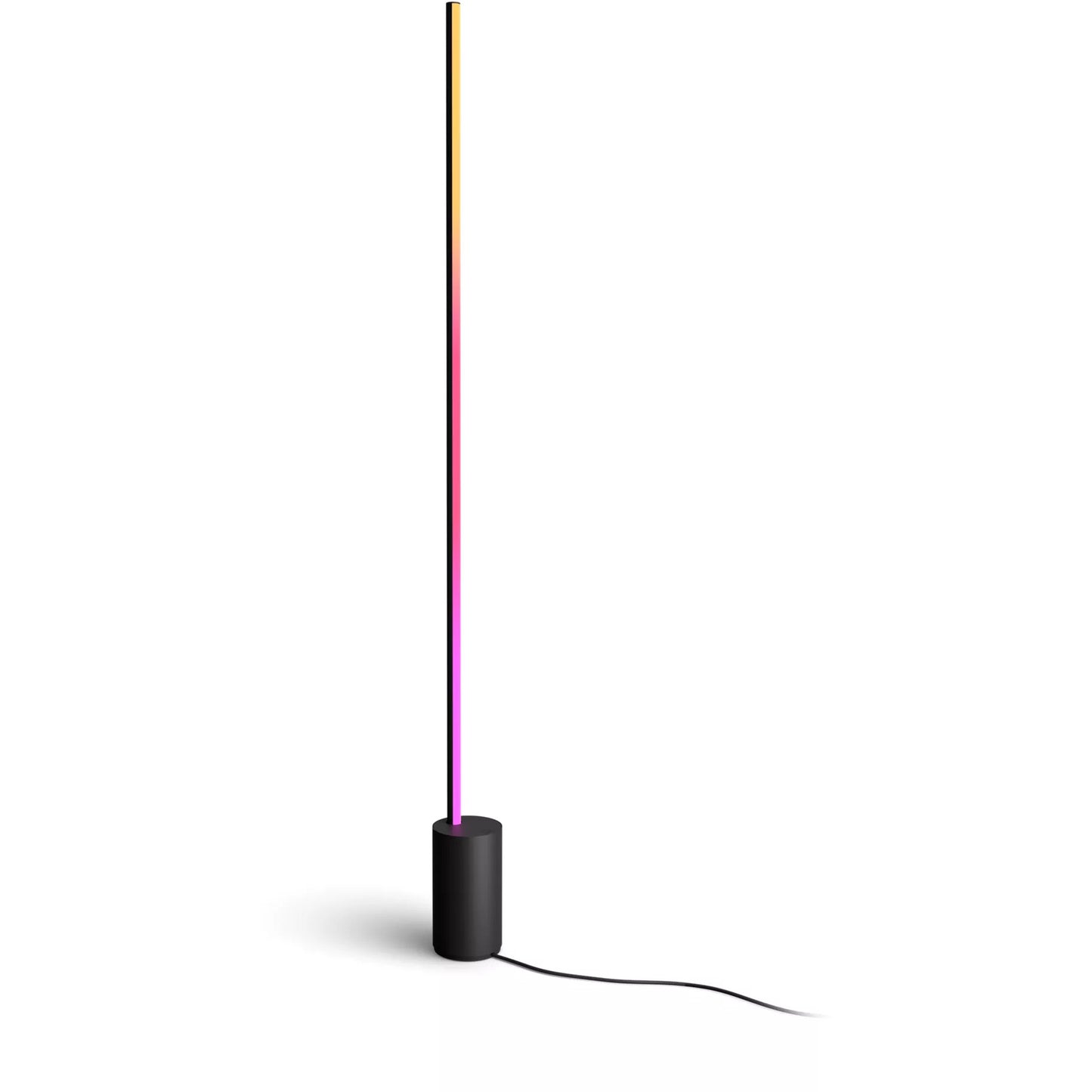 Philips Hue White and Color Ambiance Gradient Signe podna lampa, crna. Pametna podna rasvjeta. Bluetooth. Crna. LED. Aluminij. Nezamjenjiva sijalica(e).