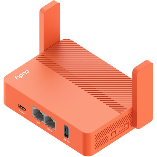 Cudy AC1200. Ethernet/LAN. Narandžasti. Prenosni ruter.