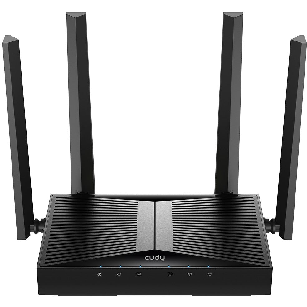 Cudy WR3600H. Wi-Fi 7 (802.11be). Dvofrekventni (2.4 GHz/5 GHz). Ethernet/LAN. Crni. Stolni ruter
