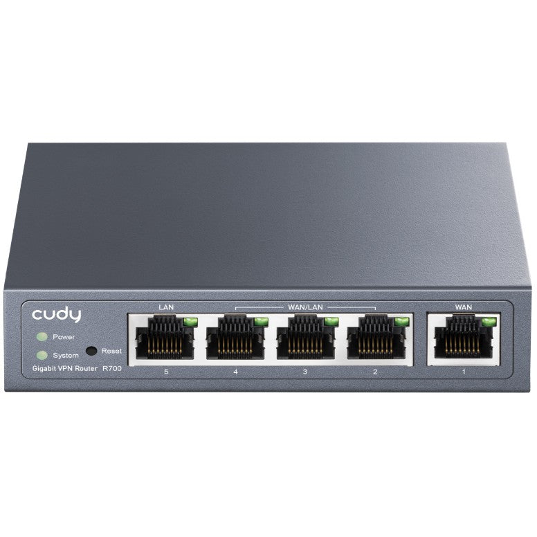 Cudy Gigabit Multi-WAN VPN ruter. Ethernet WAN. Brzi Ethernet. Gigabit Ethernet. Siva.
