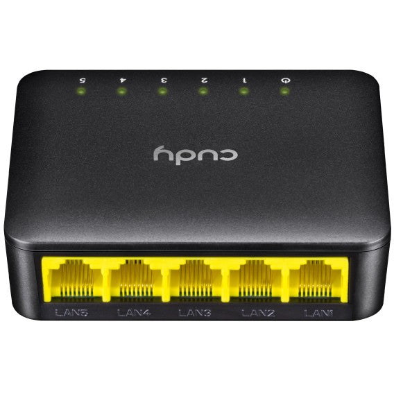 Cudy GS105D. Gigabit Ethernet (10/100/1000). Puni dupleks.