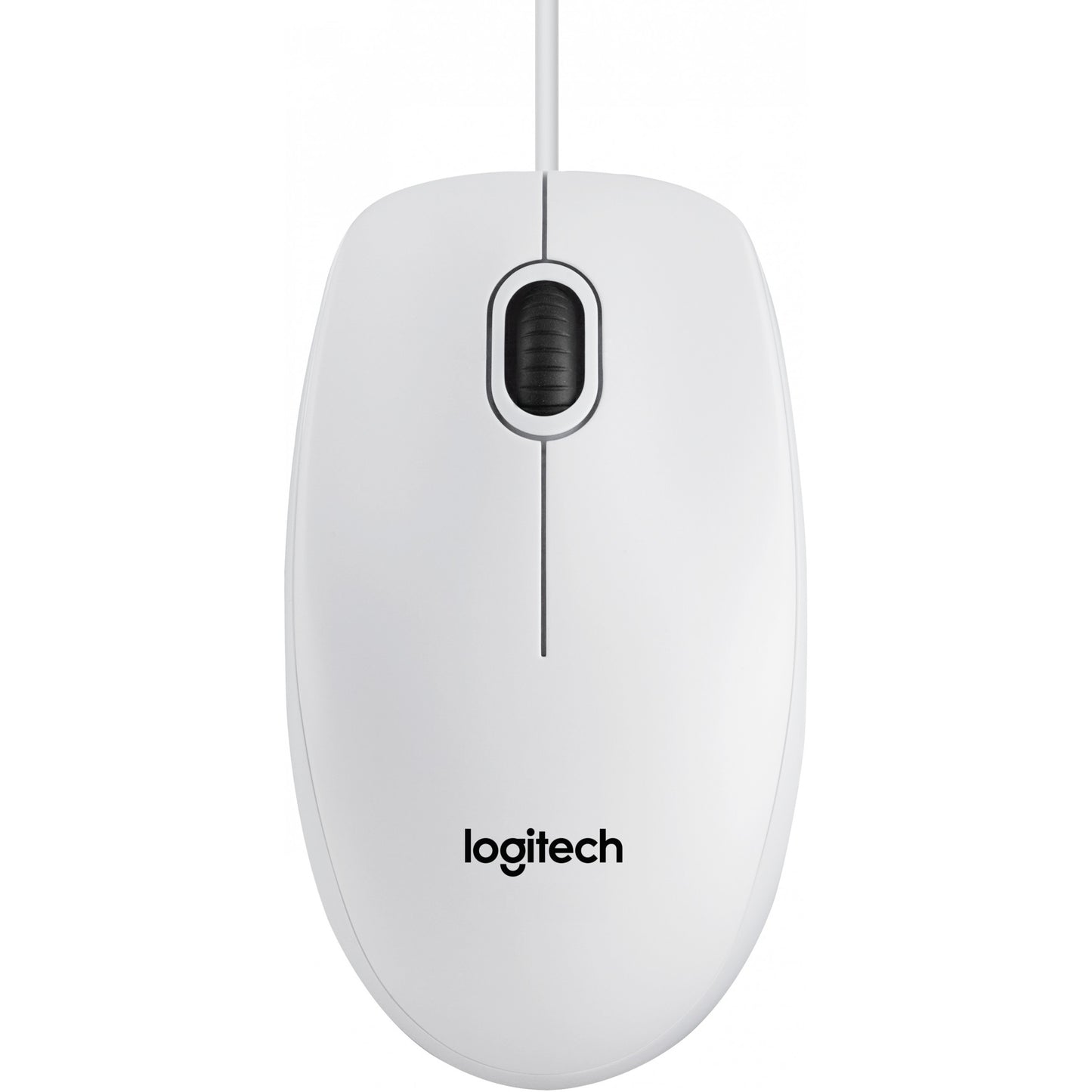 Logitech B100 optički USB miš. Za dekstre. Optički. USB Tip-A. 800 DPI. Bijeli.