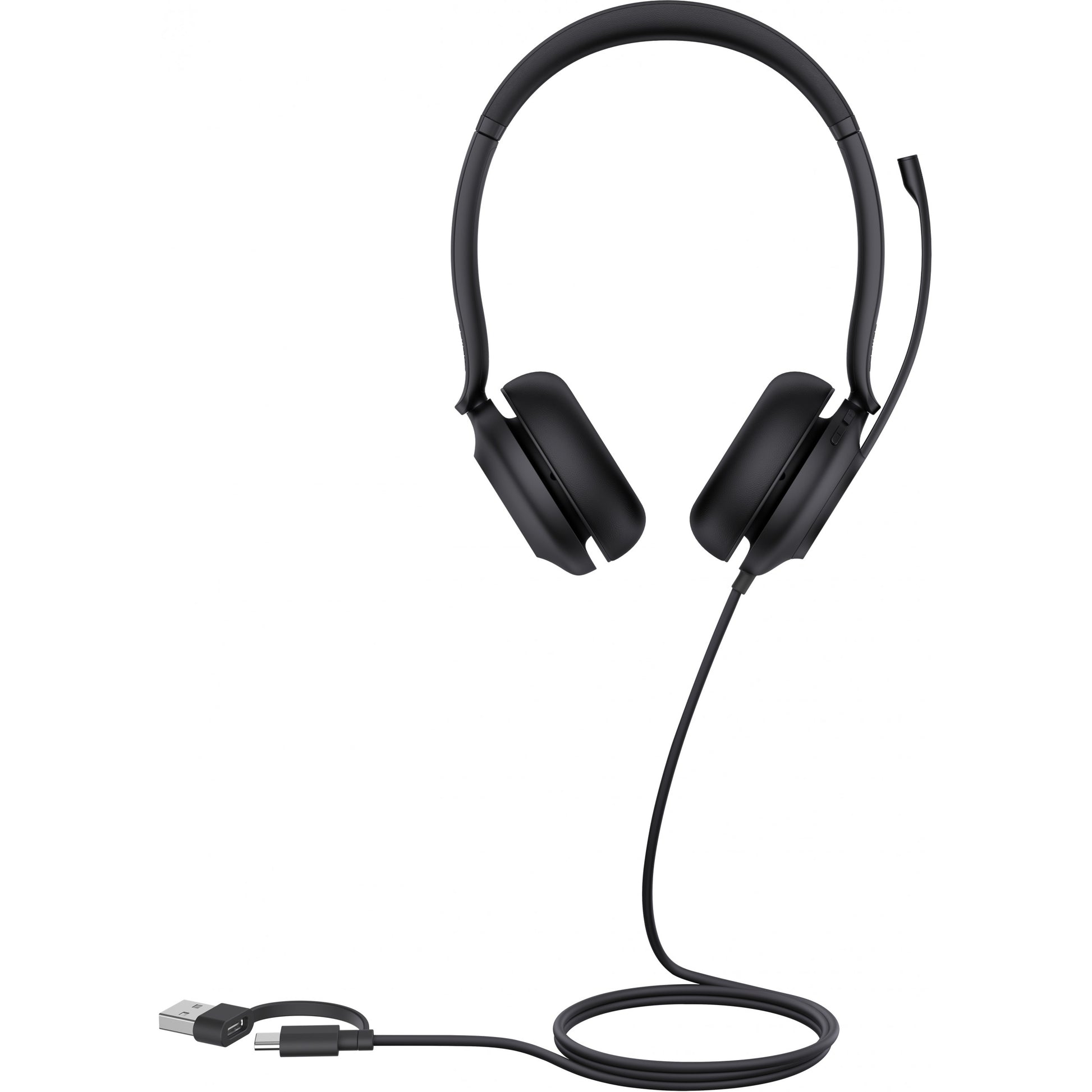 Yealink UH35 Dual Teams USB-C/A slušalice. Žične. 20 - 20000 Hz. Pozivi/Muzika. 139,5 g. Slušalice. Crne.